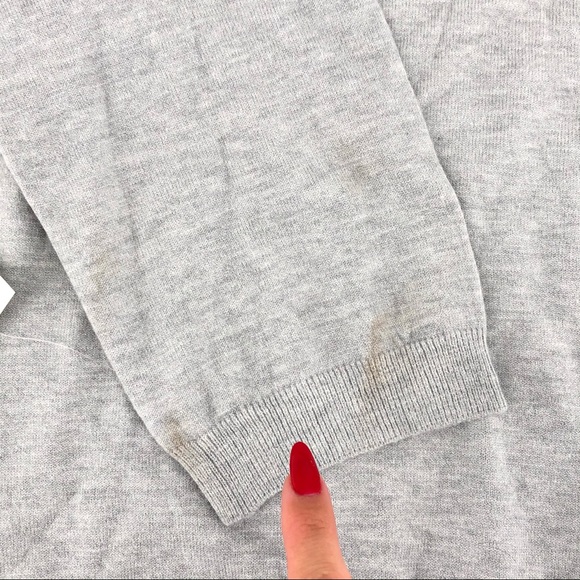 Maison Jules Gray Knit Crew Neck Sweater Size XXL - Picture 4 of 5